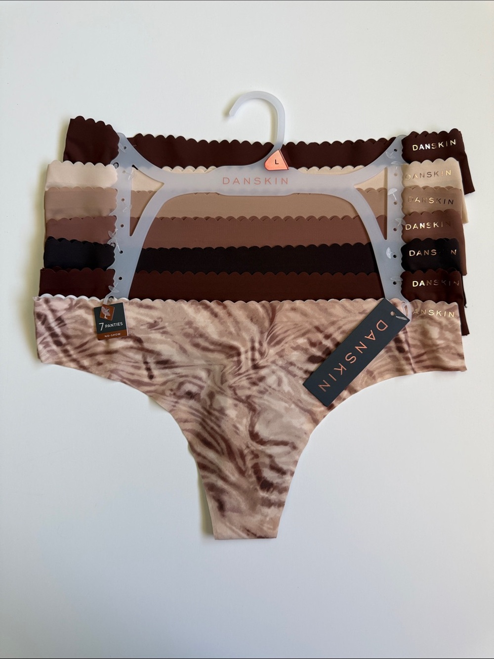 DANSKIN NO SHOW PANTIES 7 PK NEW! - Picture 1 of 5
